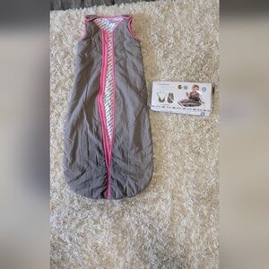 Kids Sleeveless Gray and Pink Pajamas